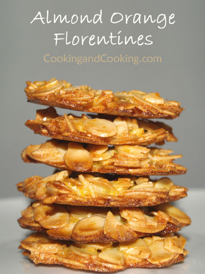 Almond Orange Florentines