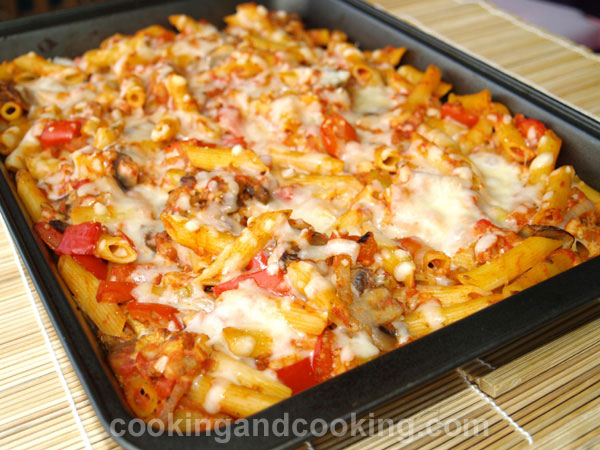 Baked Penne with Vegetables