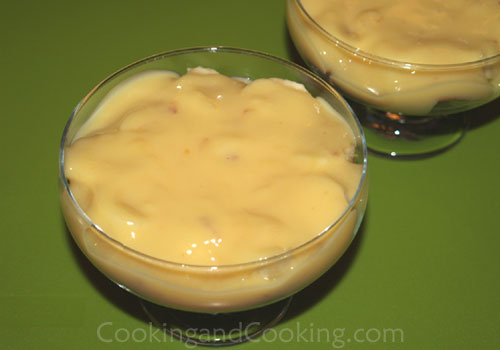 Banana Custard Pudding