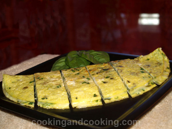 Basil and Parsley Omelette