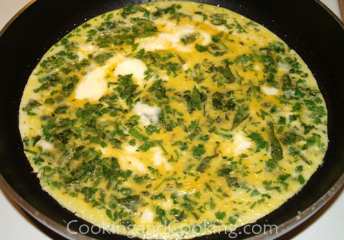 Basil and Parsley Omelette