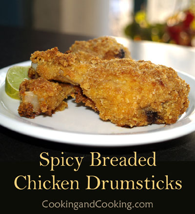 Spicy Breaded Chicken Drumsticks