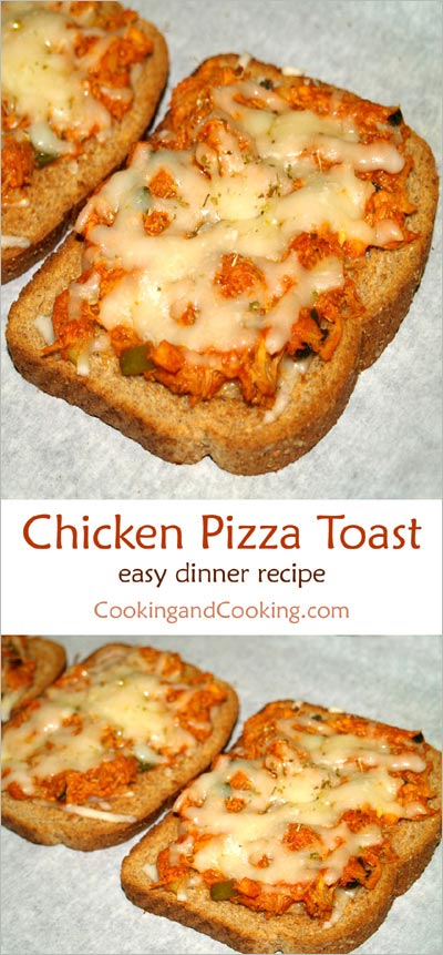 Chicken Pizza Toast