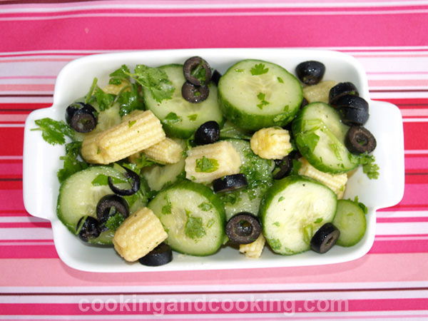 Cilantro and Baby Corn Salad