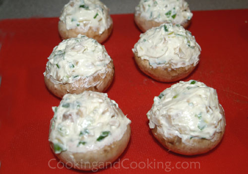 Cream Cheese Stuffed Mushrooms