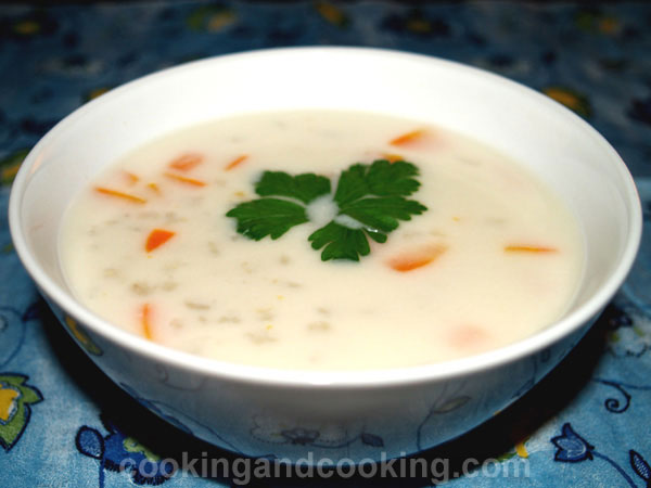 Creamy Barley Soup