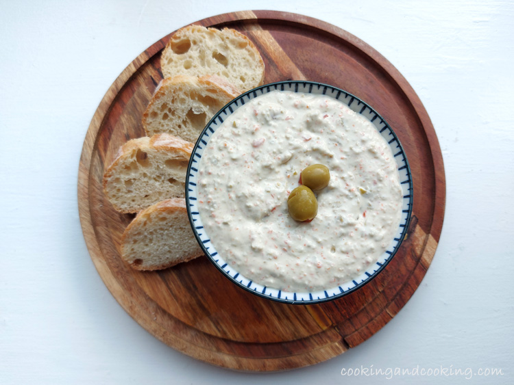 Creamy Green Olive Dip Creamy Green Olive Dip