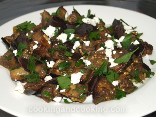 Eggplant Feta Salad