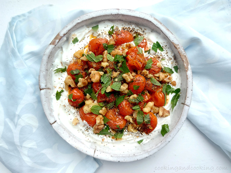 Greek Yogurt Dip with Tomatoes and Mint Greek Yogurt Dip with Tomatoes and Mint