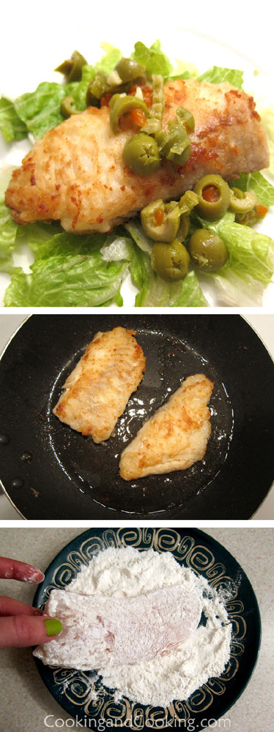 Haddock with Olive Sauce