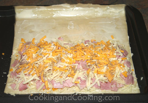 Ham and Cheese Puff Tart