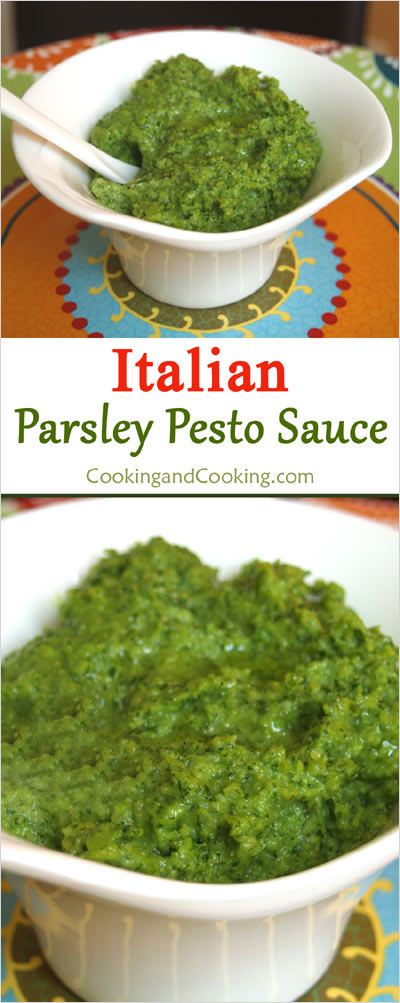 Italian Parsley Pesto Sauce