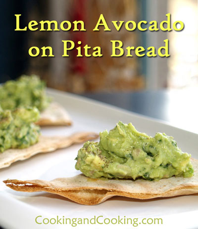 Lemon-Avocado-on-Pita-Bread