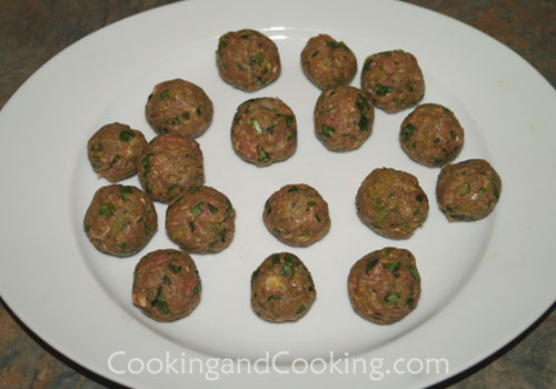 Lemon Meatballs with Tahini