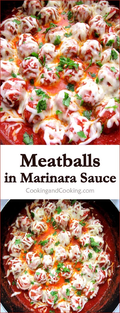 Meatballs in Marinara Sauce