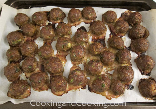 Meatballs with Peanut Sauce