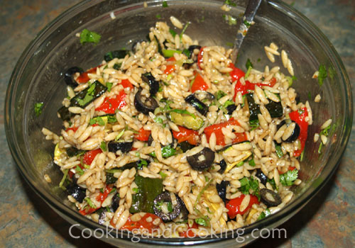 Orzo and Vegetable Salad