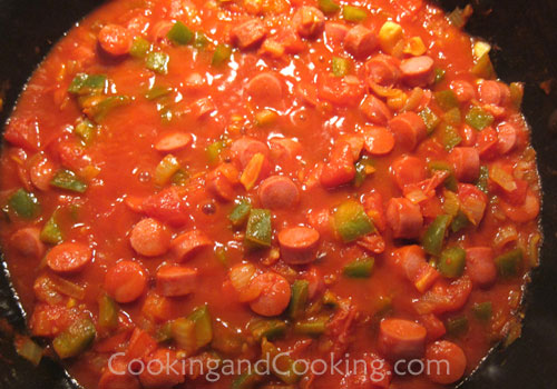 Orzo with Sausage and Cilantro