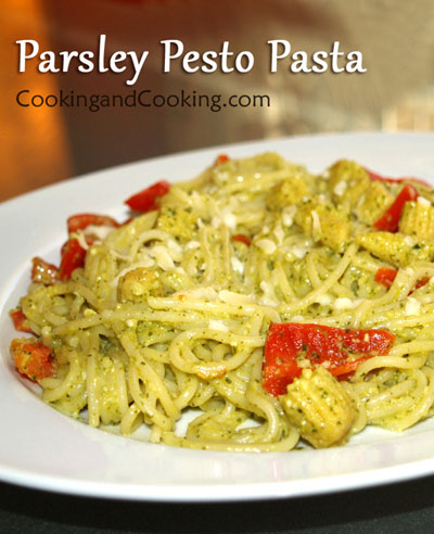 Parsley Pesto Pasta