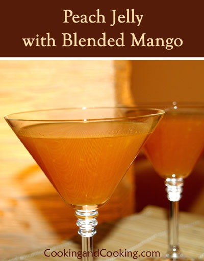 Peach Jelly With Blended Mango