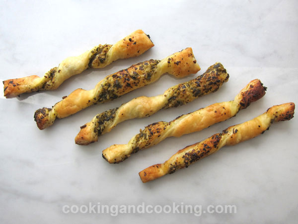 Pesto Pastry Twists