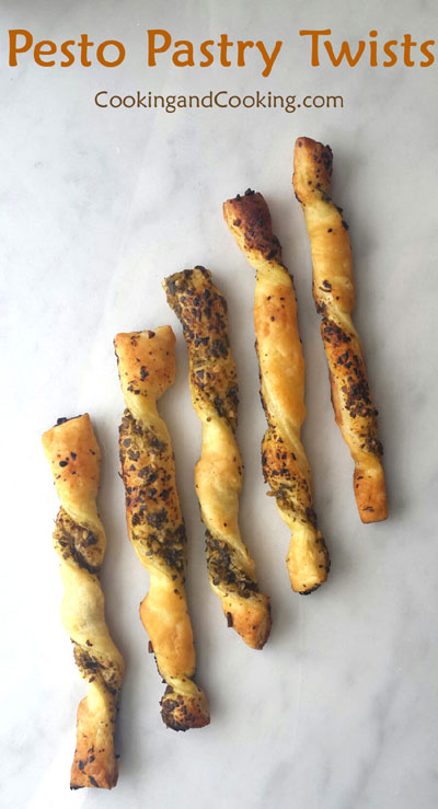 Pesto-Pastry-Twists