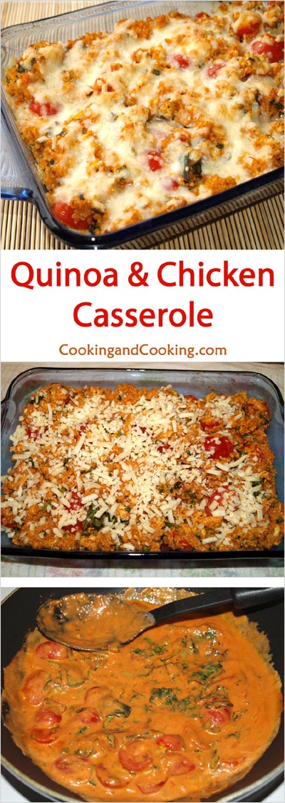 Quinoa and Chicken Casserole