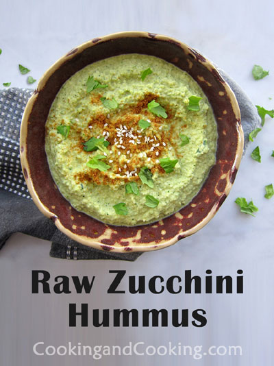Raw Zucchini Hummus
