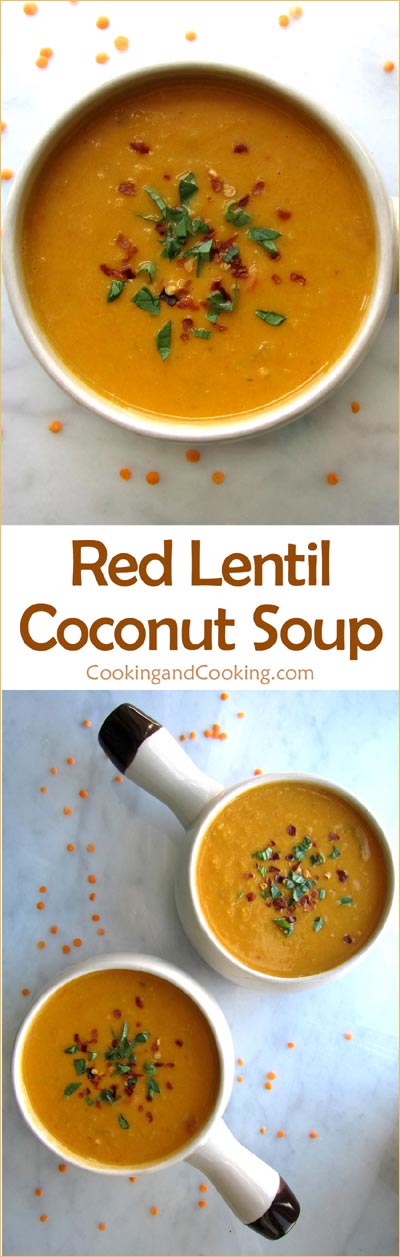 Red Lentil Coconut Soup