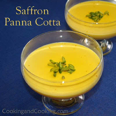 Saffron-Panna-Cotta