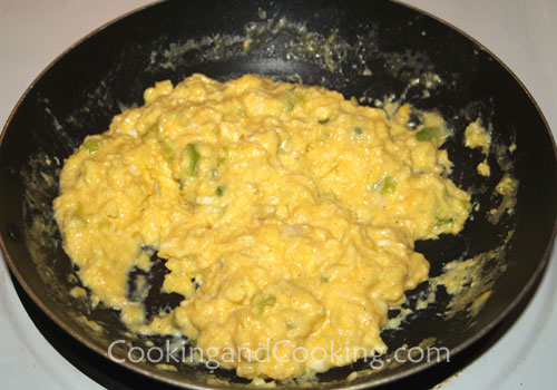 Scrambled Eggs with Herbs and Cheese