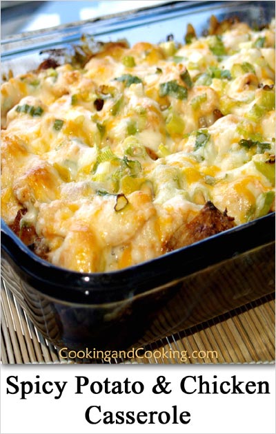 Spicy-Potato-and-Chicken-Casserole