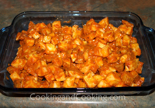 Spicy Potato and Chicken Casserole