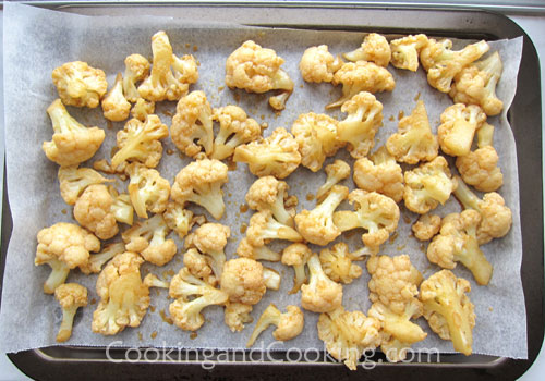 Spicy Roasted Cauliflower