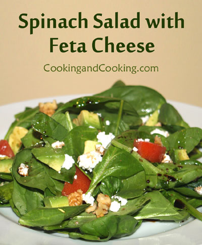 Spinach Salad with Feta