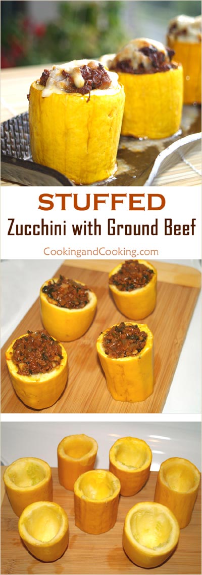 Stuffed Zucchini with Ground Beef