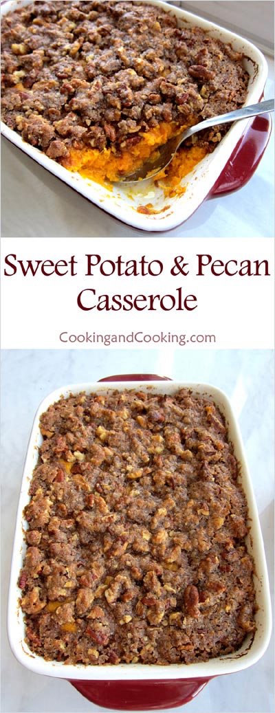 Sweet Potato Casserole with Pecan