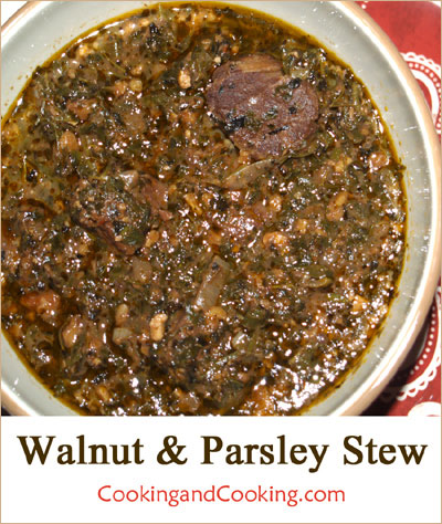 Walnut and Parsley Stew