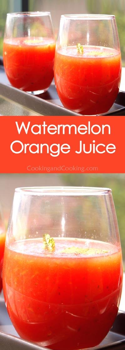 Watermelon Orange Juice