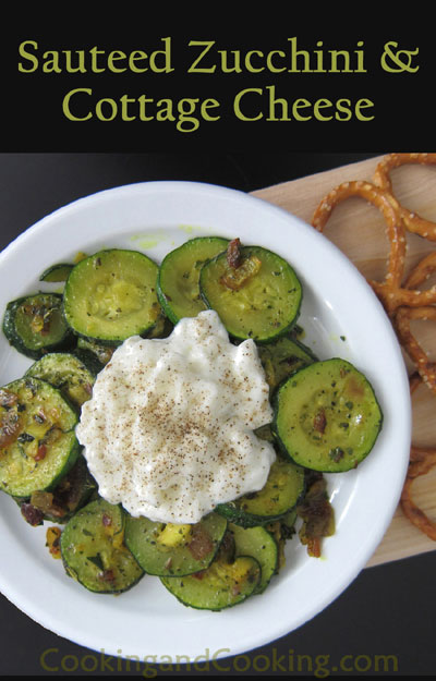 Zucchini with Cottage Cheese