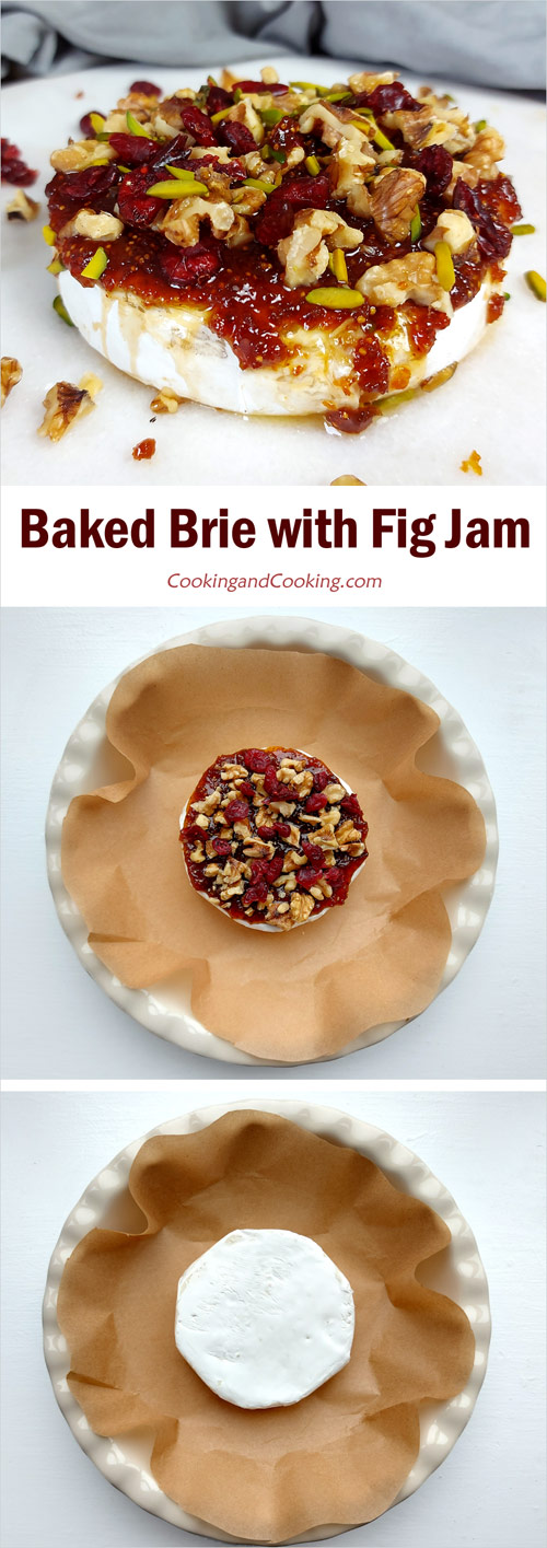 Baked Brie with Fig Jam