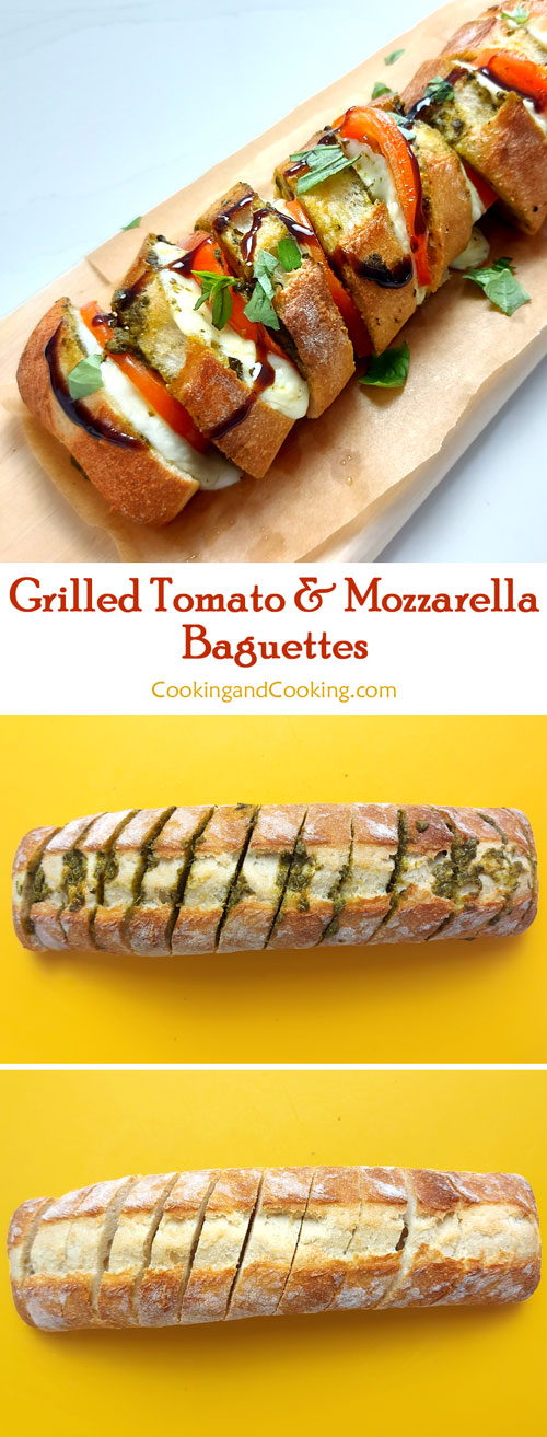 Grilled-Tomato-Mozzarella-Baguettes