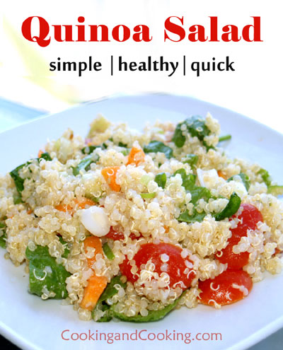 Quinoa Salad | Cooking and Cooking
