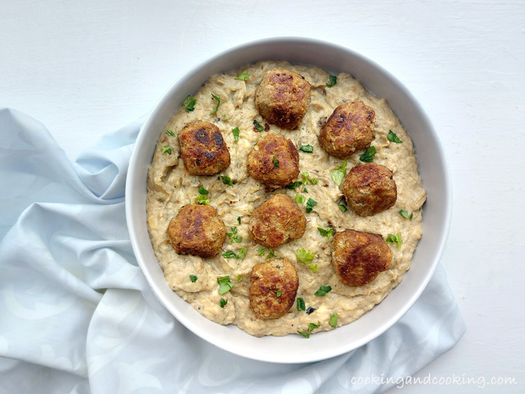 Turkish Meatballs with Eggplant