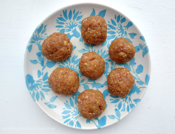 Turkish Meatballs with Eggplant